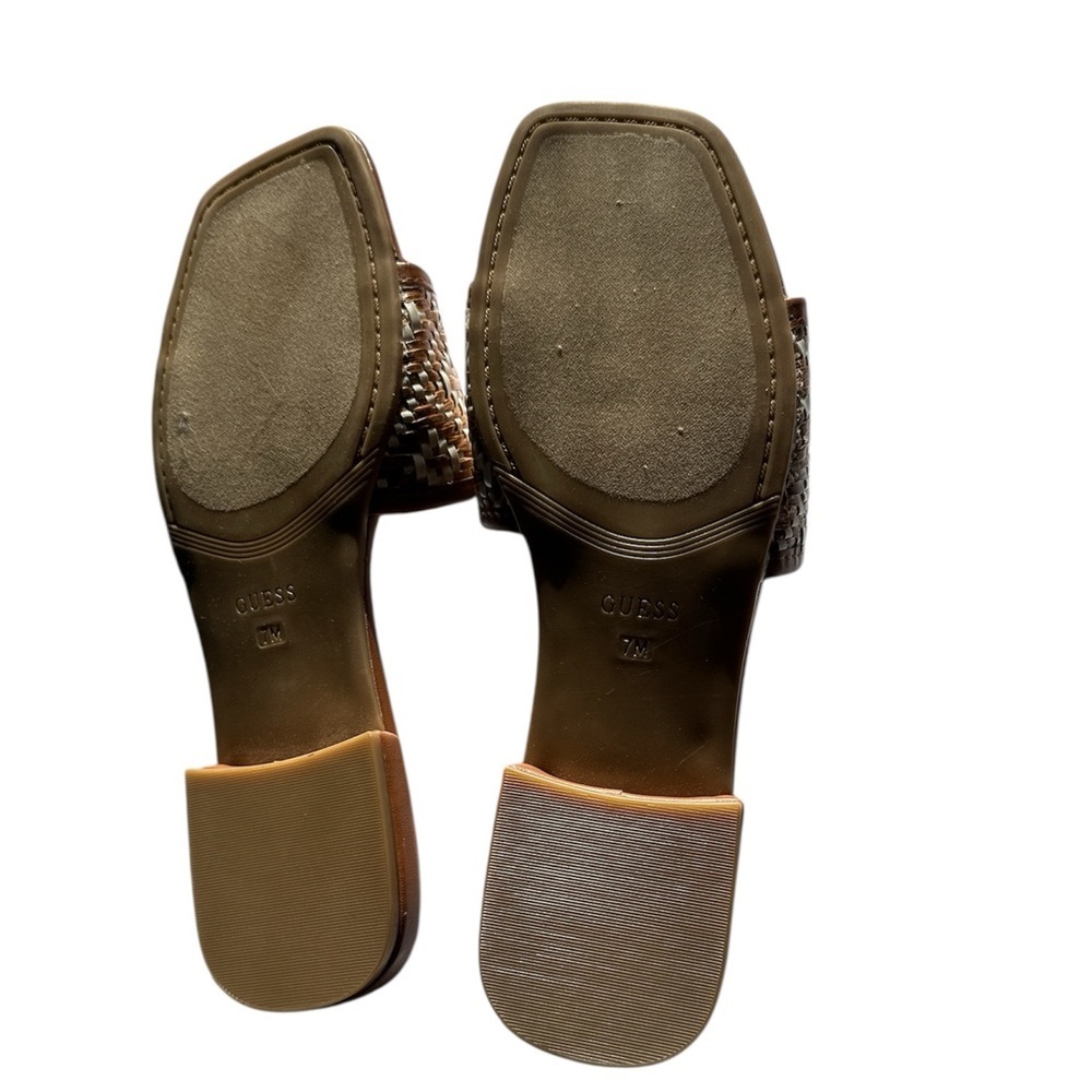Guess Brown Tamsen Slide Sandal Women's Size 7 - Picture 4 of 4